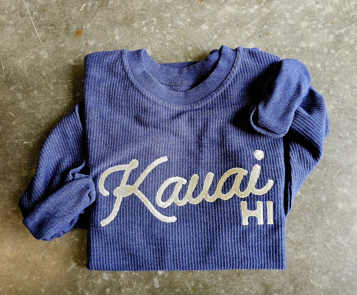 The Corded Crew - Lightweight Corduroy Crewneck Pullover