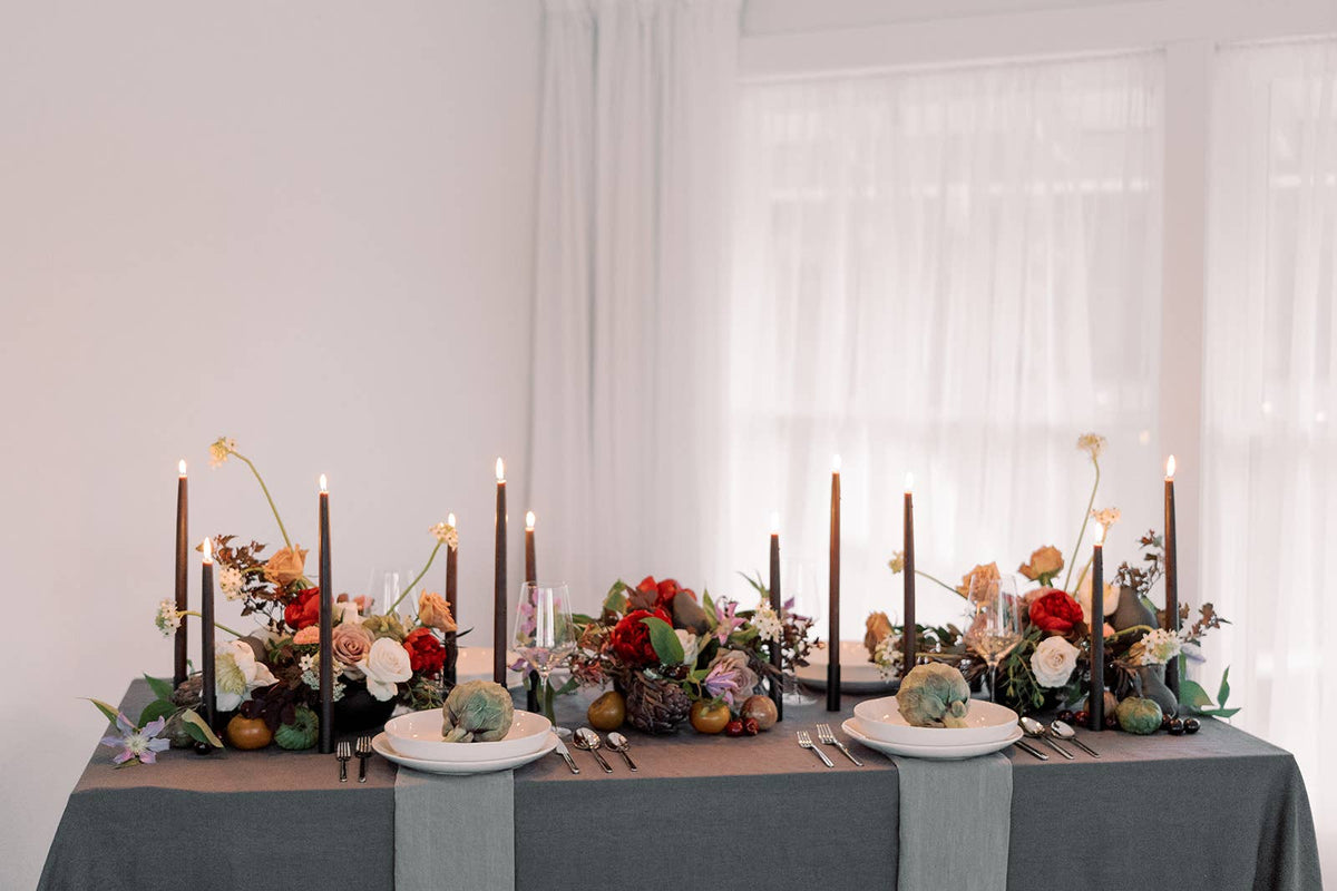 Chestnut | Dipped Beeswax Taper Candles | All Natural