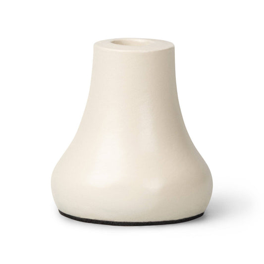 BRITISH COLOUR STANDARD Thin Taper Candleholder in Pearl White - Set of 6
