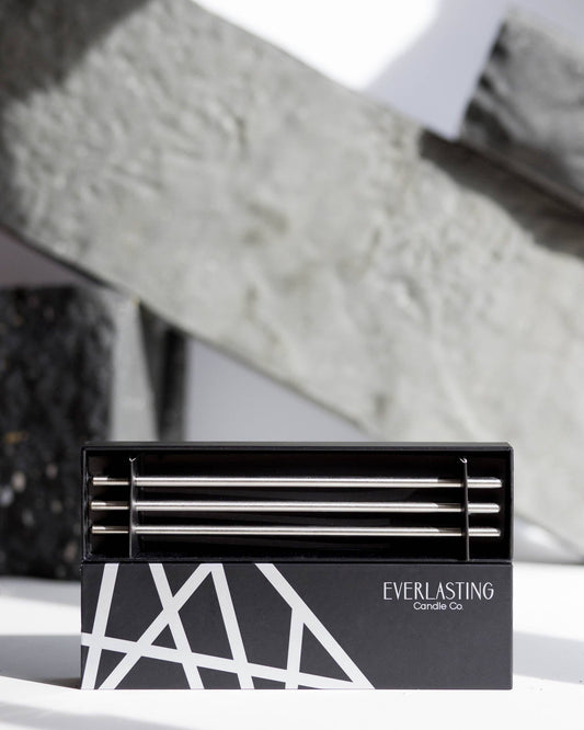 Silver Everlasting Candle – Reusable Steel Candles