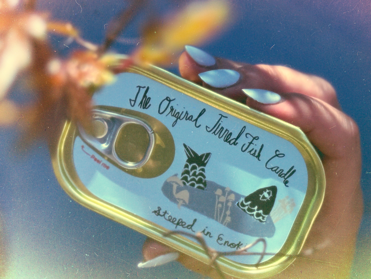 Tinned Fish Candle Enoki Forest Soy Wax Candle