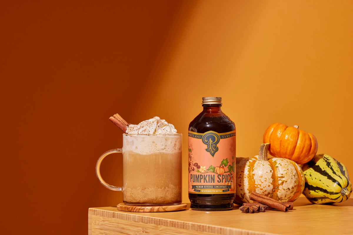 Pumpkin Spice Syrup 12 oz - coffee, tea, cocktail mixer