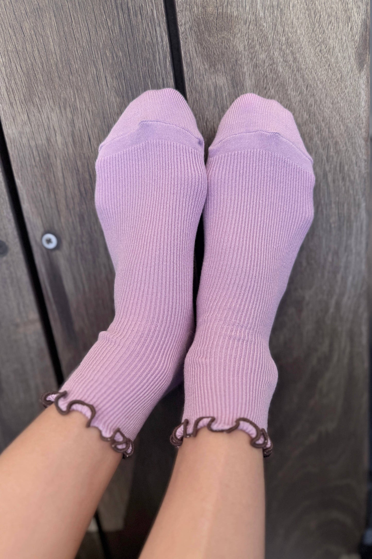 The Petite Ruffled Modal Socks (wholesale)