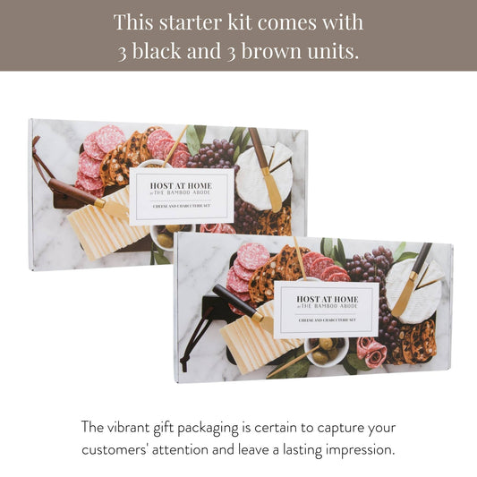 7 Piece Charcuterie Board Gift Set Starter Kit