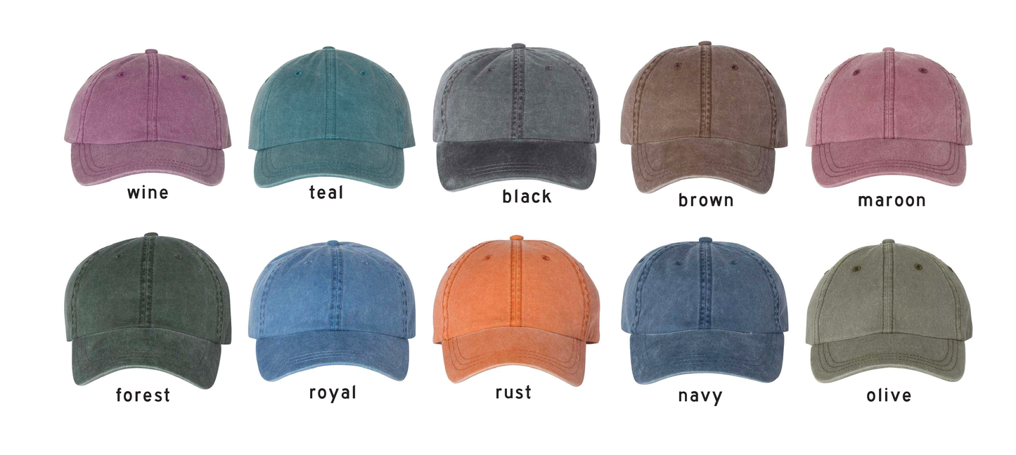 Custom Western Rope Embroidered Baseball Dad Hat