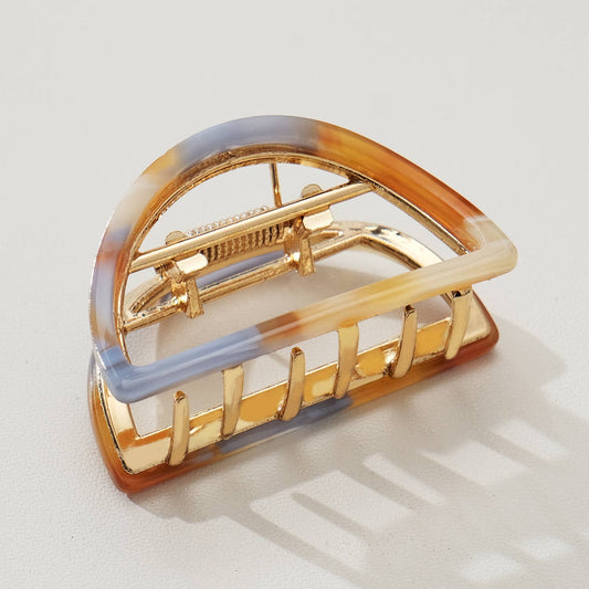 Rosalie Western | Classic Small Half Moon Metal Claw Clip