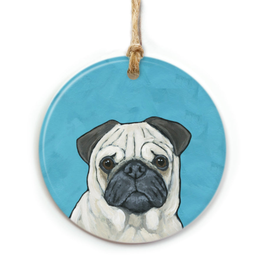 Pug Dog Ornament