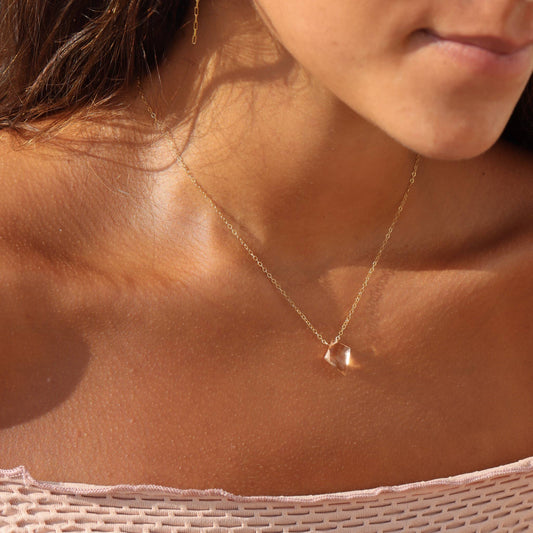 Champagne Quartz Necklace
