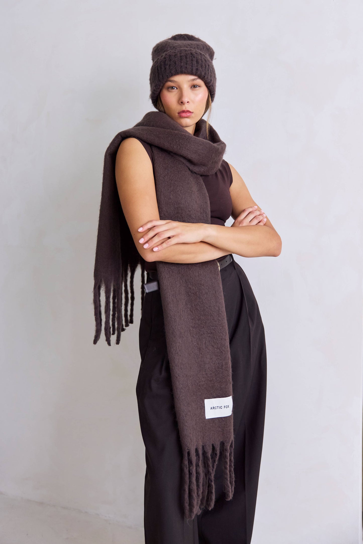 The Reykjavik Beanie Hat - Ground Coffee - FW25