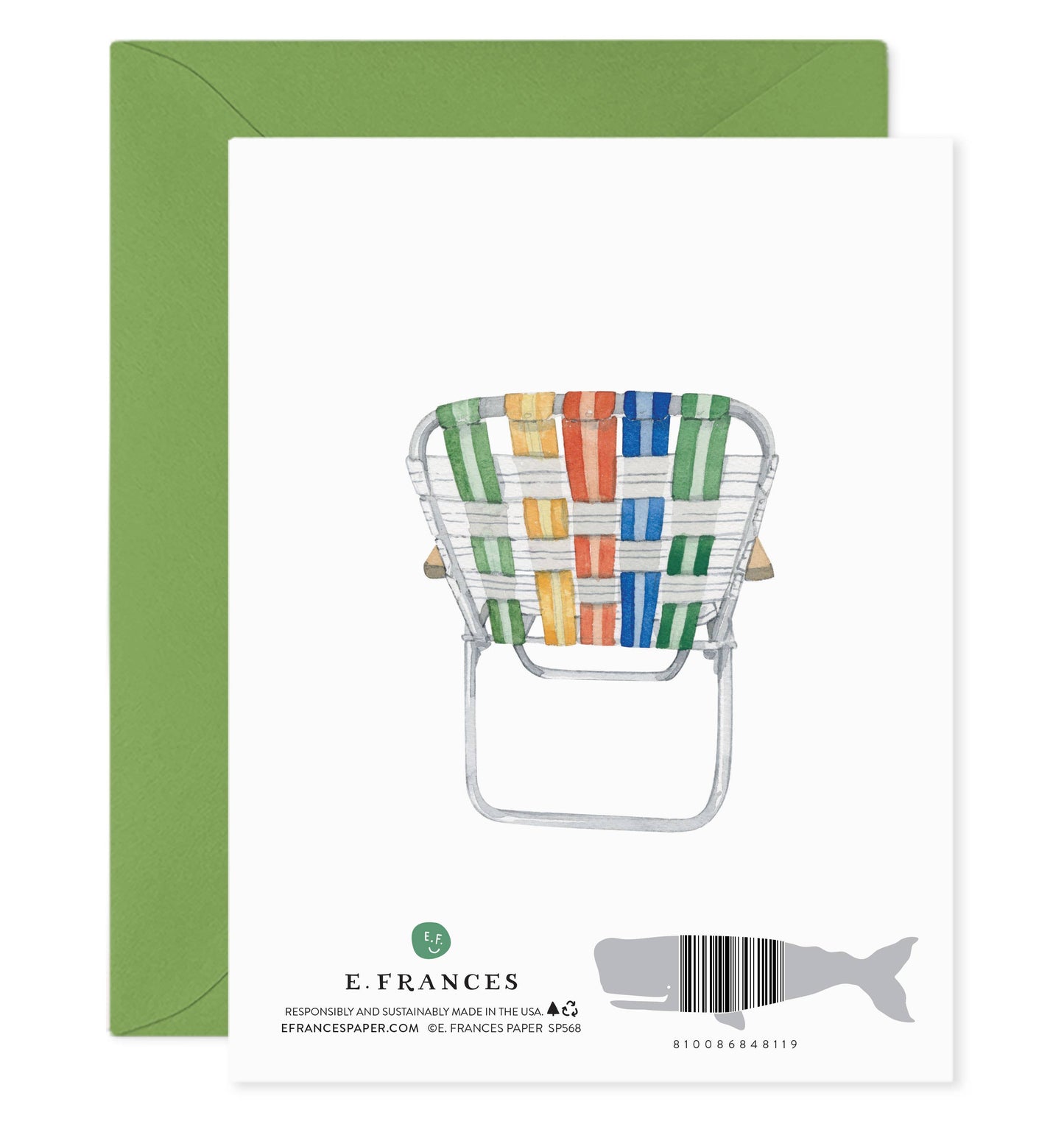 Lawn Chair Dad Father’s Day Greeting Card