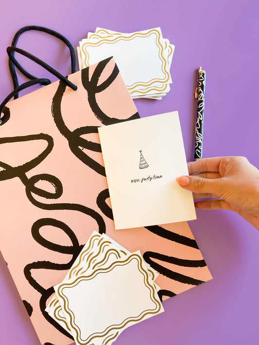 POV - Letterpress Greeting Card