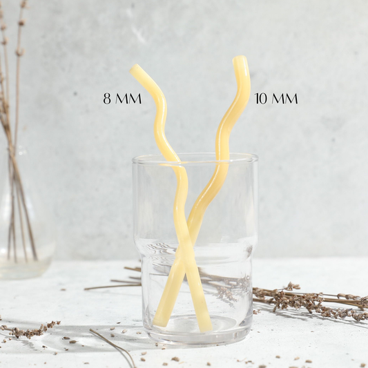 Wavy Glass Straws (10mm)