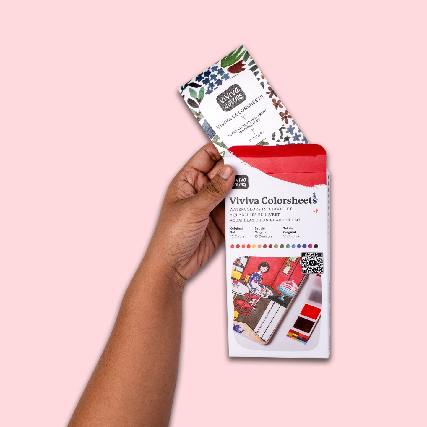 Original Colorsheets - 16 Handmade Watercolors