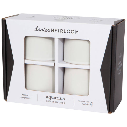 Aquarius Oyster Espresso Cups Set of 4