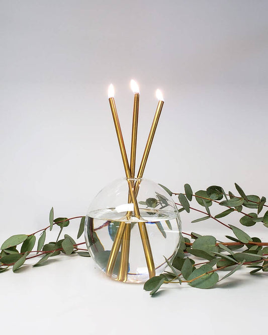 Neva Vase, Clear Candle Holder
