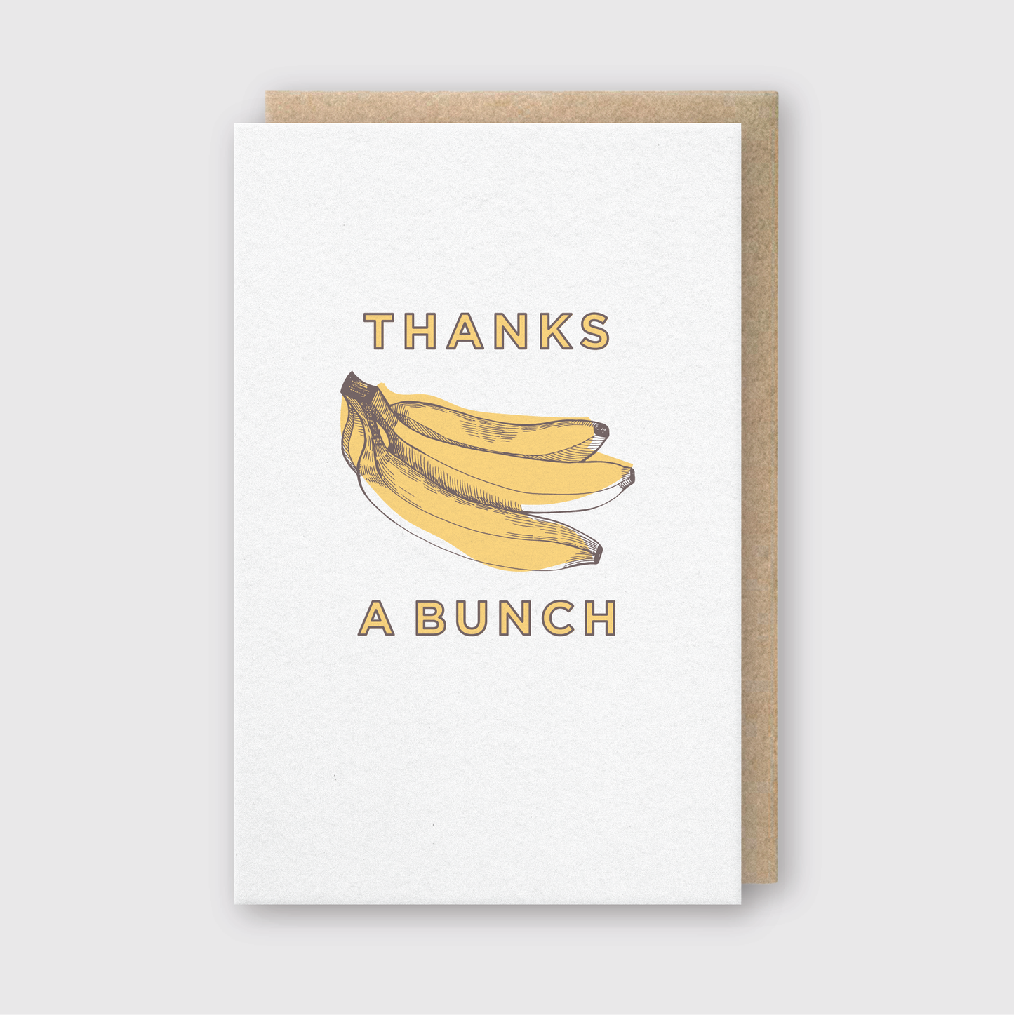 Thanks A Bunch Bananas Card
