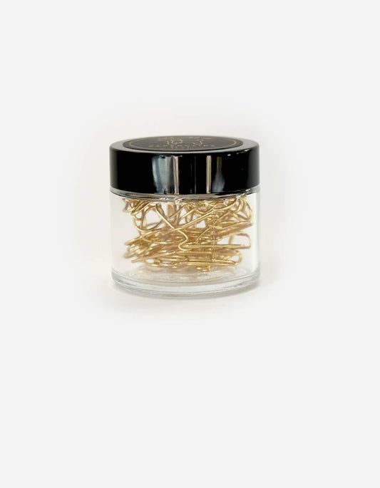 Dog Gold Plated Paper Clips (Jar of 25)