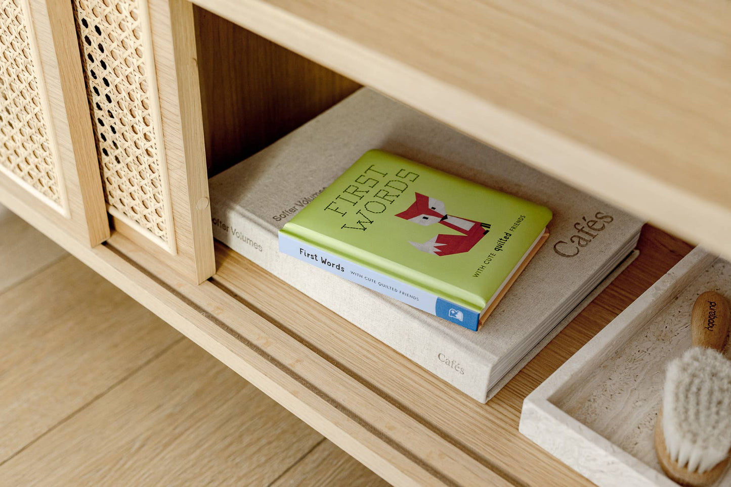 First Words with Cute Quilted Friends (Baby Board Book)