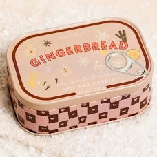 Gingerbread Tin Candle