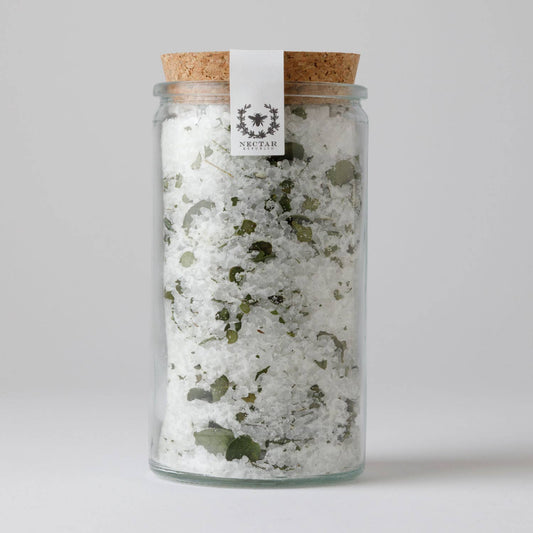 Sea Salt + Eucalyptus : Large Bath Soak ( bath salts )