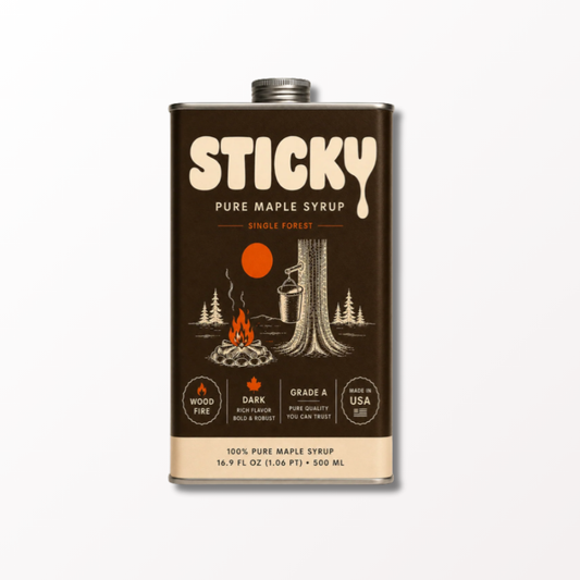 Sticky Dark Maple Syrup