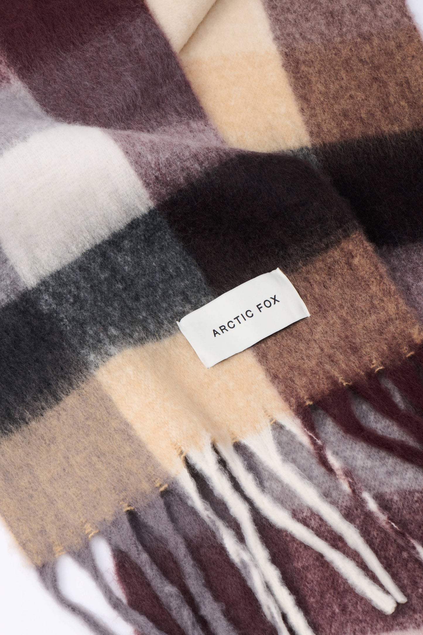 The Reykjavik Scarf - 100% Recycled - Purple/Brown - FW25