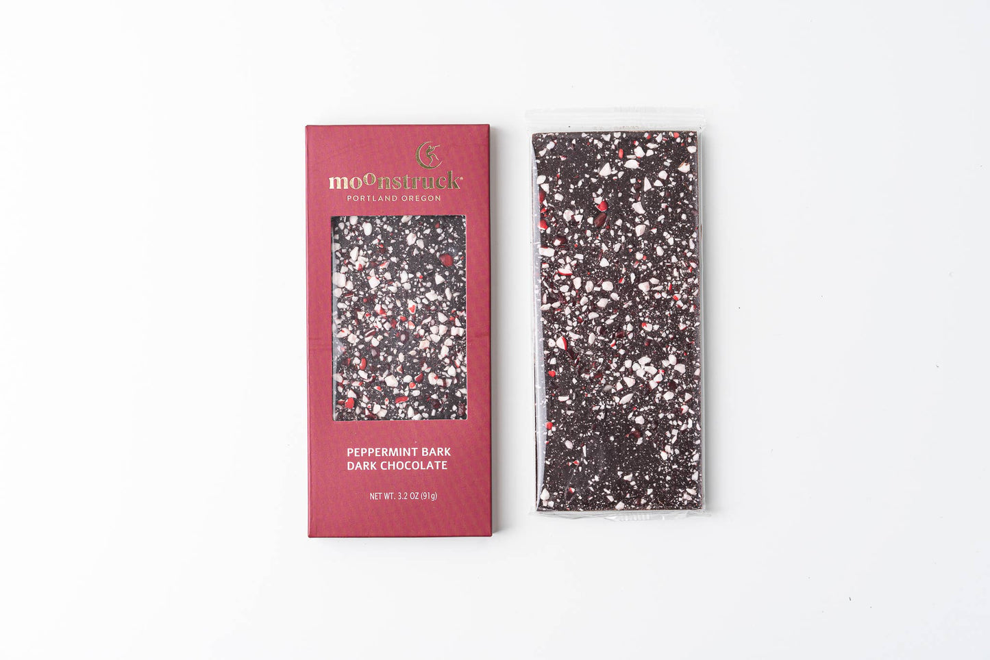 Peppermint Bark Dark Chocolate Bar