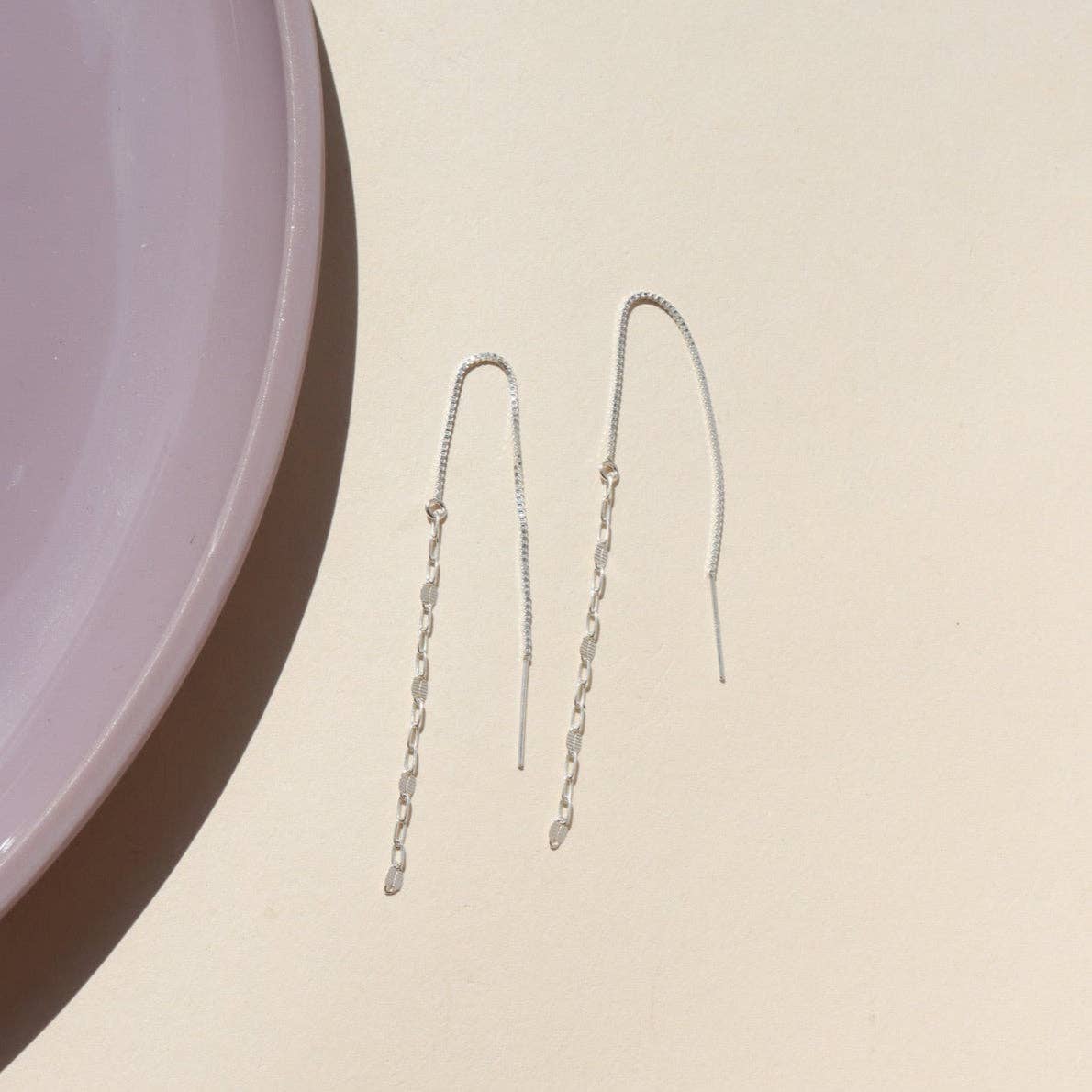 Sunspell Threaders I Statement Chain Earrings