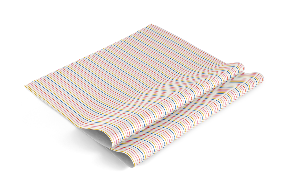 Rainbow Stripes - Gift Wrap (Rolls)
