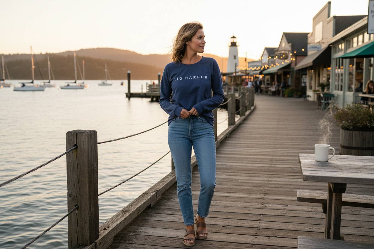 Embroidered City - Ridge Crewneck Sweatshirt