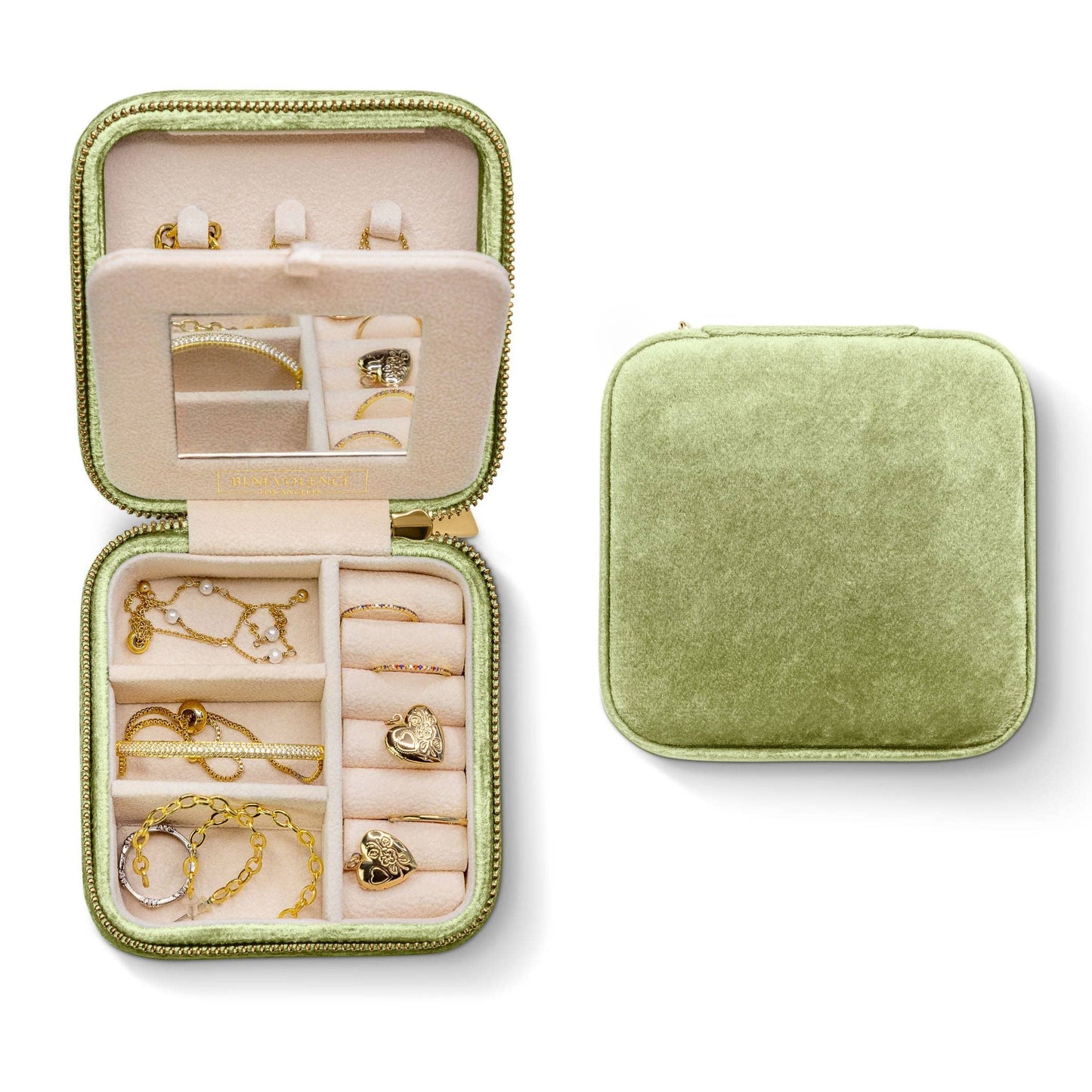 Plush Velvet Square Jewelry Box