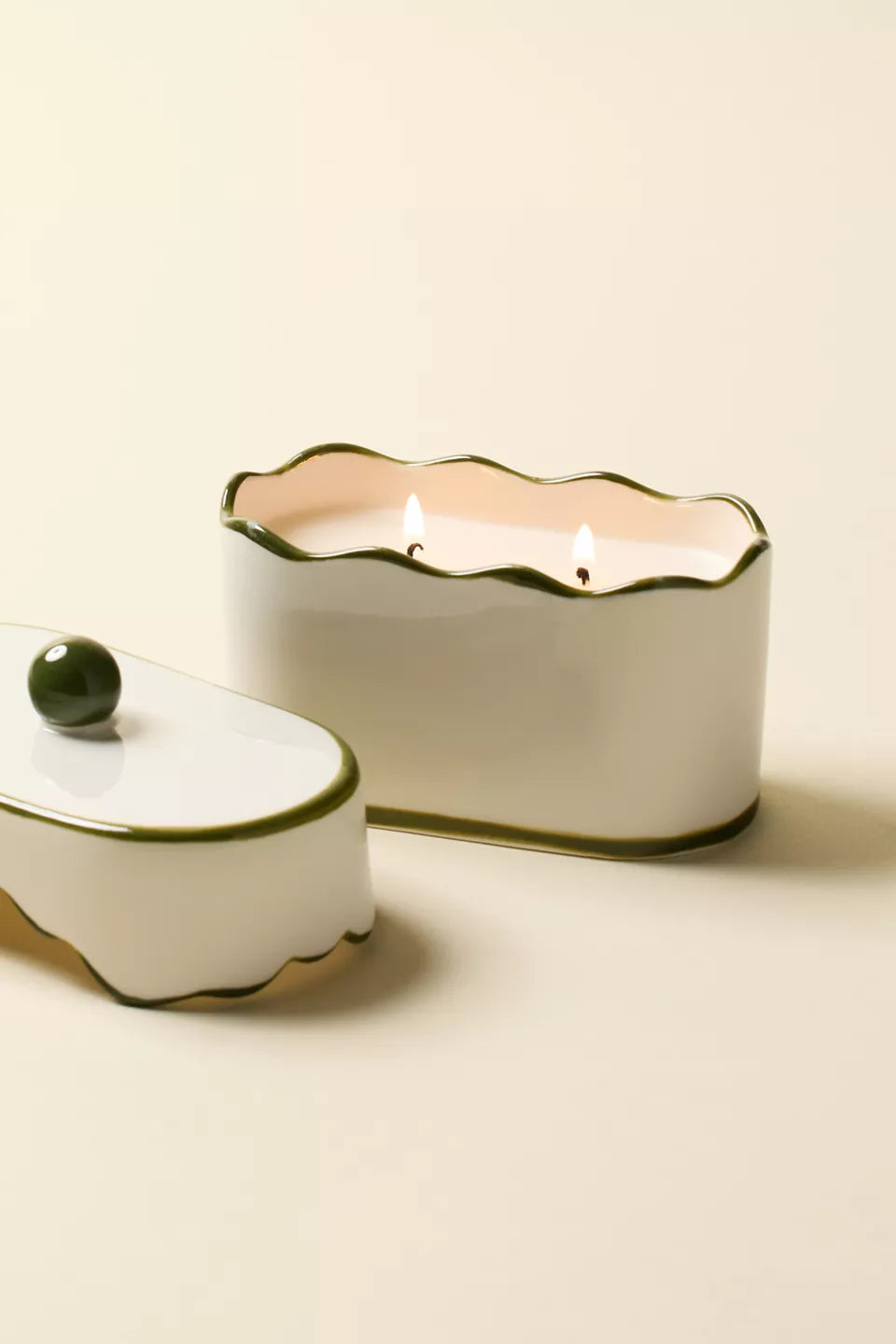 CHÉRIE CERAMIC DISH - SMOKED PISTACHIO