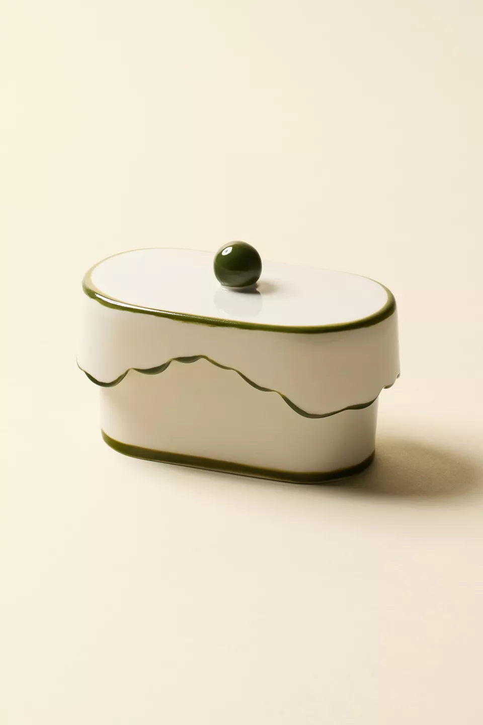 CHÉRIE CERAMIC DISH - SMOKED PISTACHIO