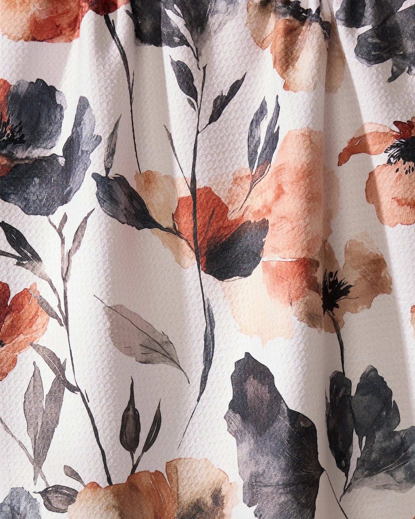 Moody Poppy Tea Towel