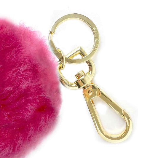 Keychain Pom Poms | 6" | Magenta