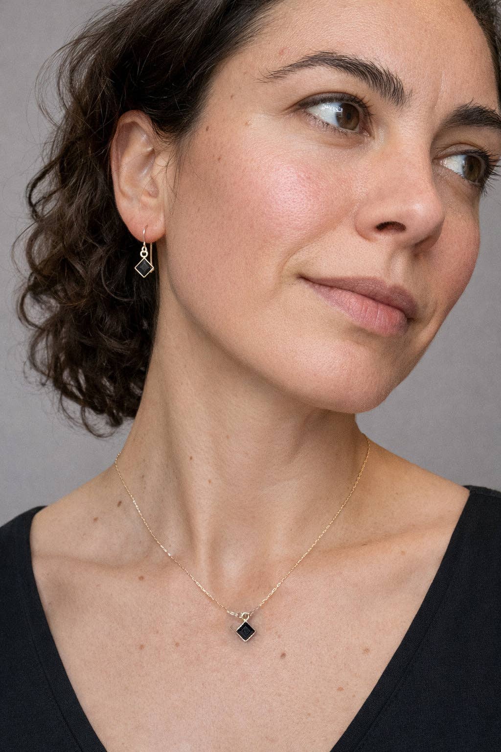 Meridian Necklaces on gold
