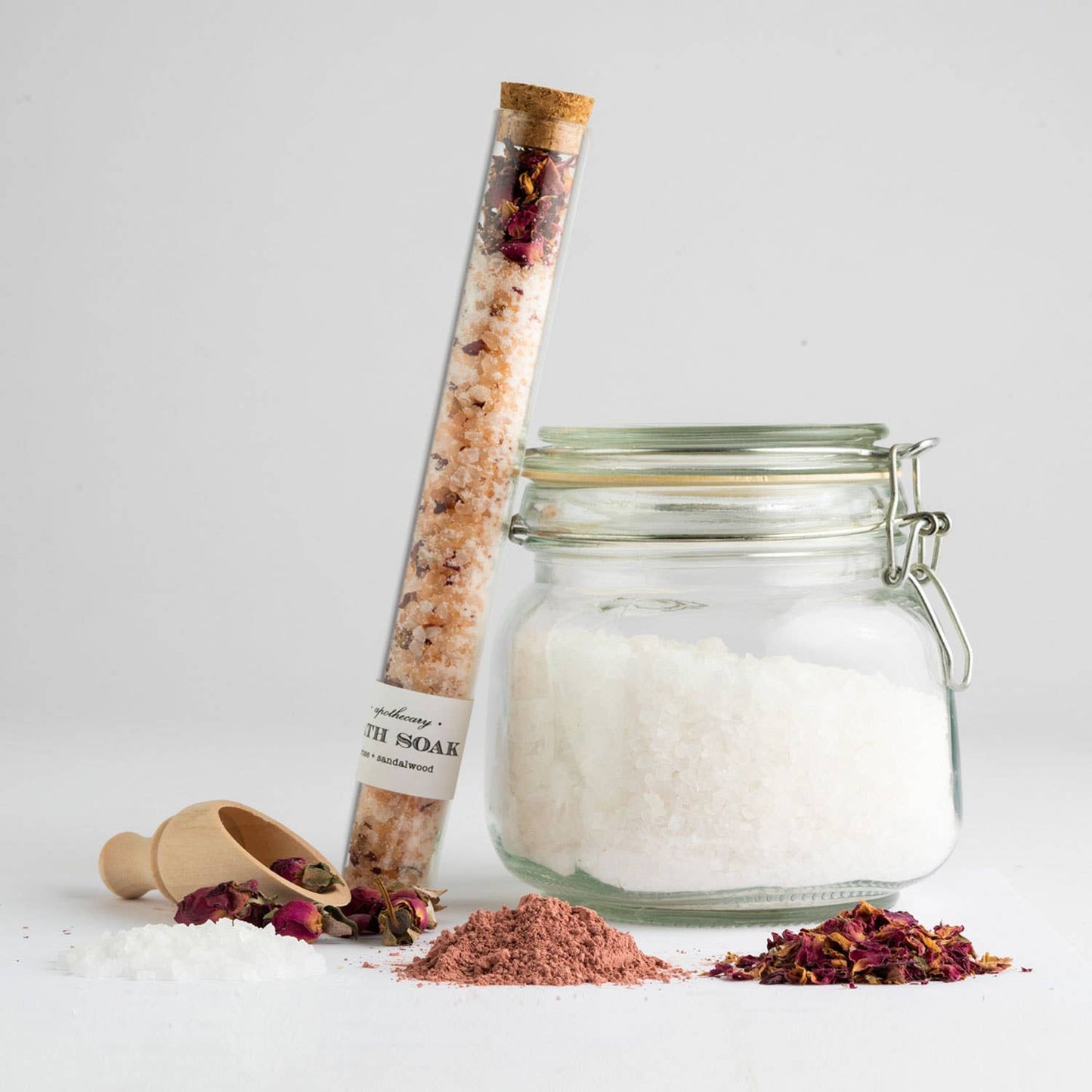 Rose Sandalwood : Bath Soak Tube
