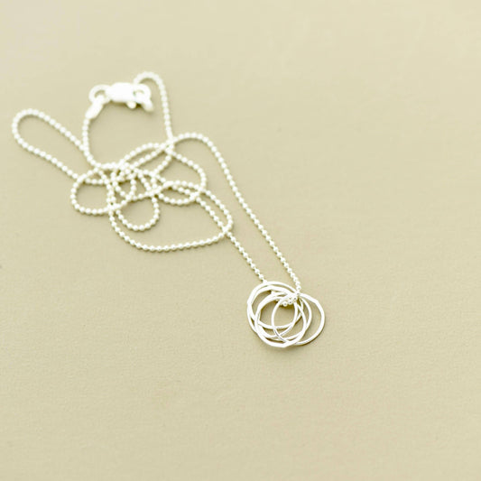 Spiraling Circle Necklace