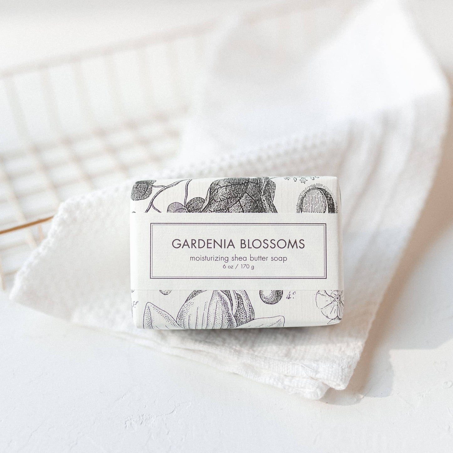Gardenia Blossoms Shea Butter Soap - Bath Bar