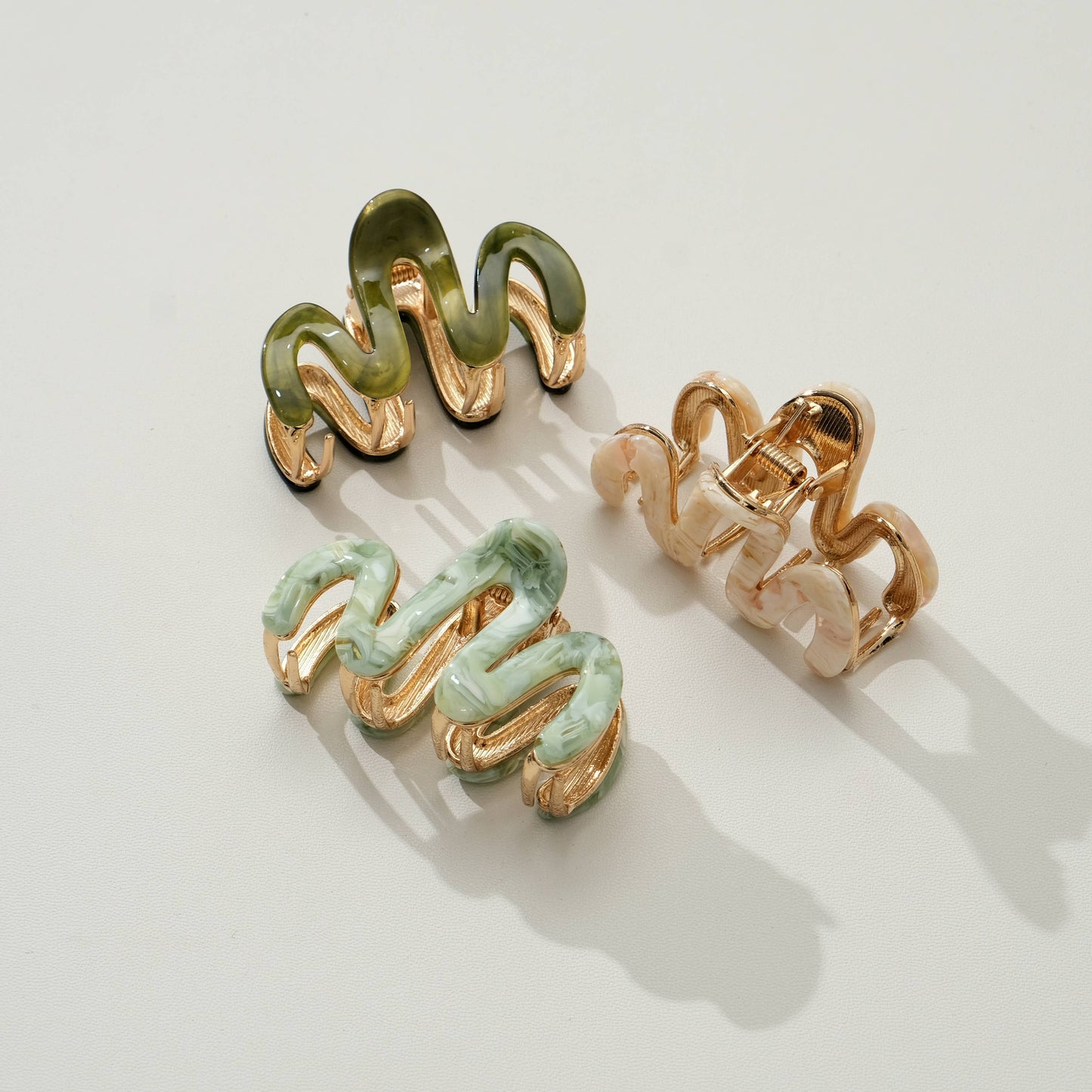 Willow Mini Garden Squiggle Metal Claw Clip - Mini