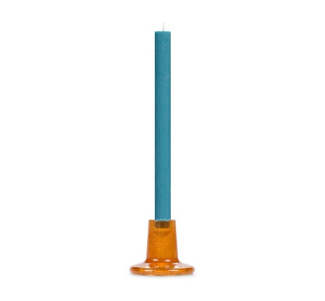 BRITISH COLOUR STANDARD - Glass Candleholder in Almond Shell