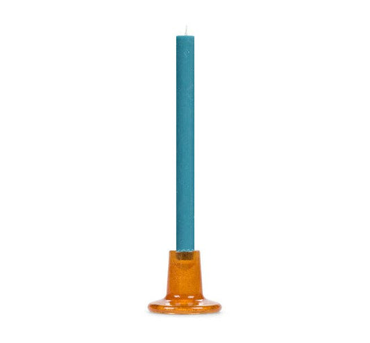 BRITISH COLOUR STANDARD - Glass Candleholder in Almond Shell