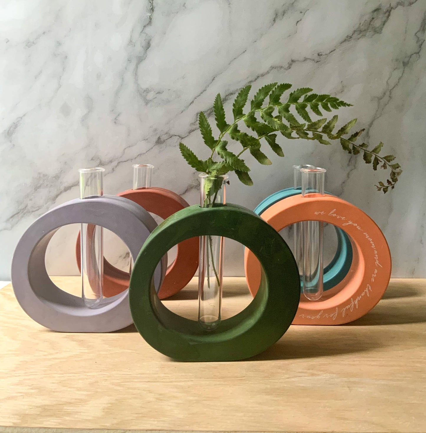 Propagation Station Modern Bud Vase | cement home decor