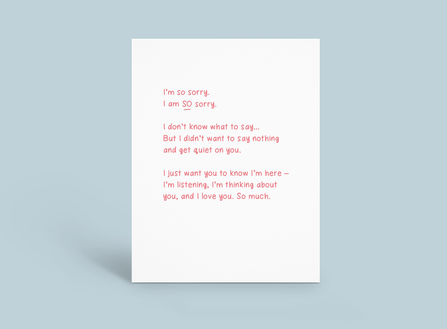 Don’t Know What To Say