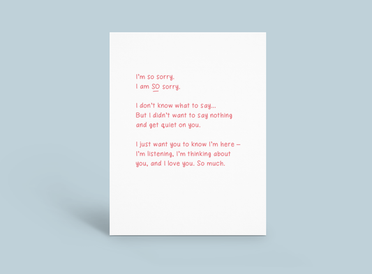 Don’t Know What To Say