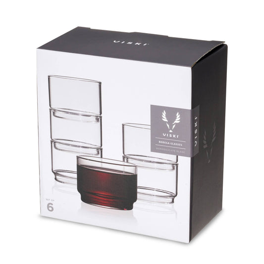 Stackable Bodega Glasses Set of 6