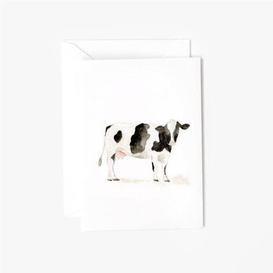 Cow mini notecard