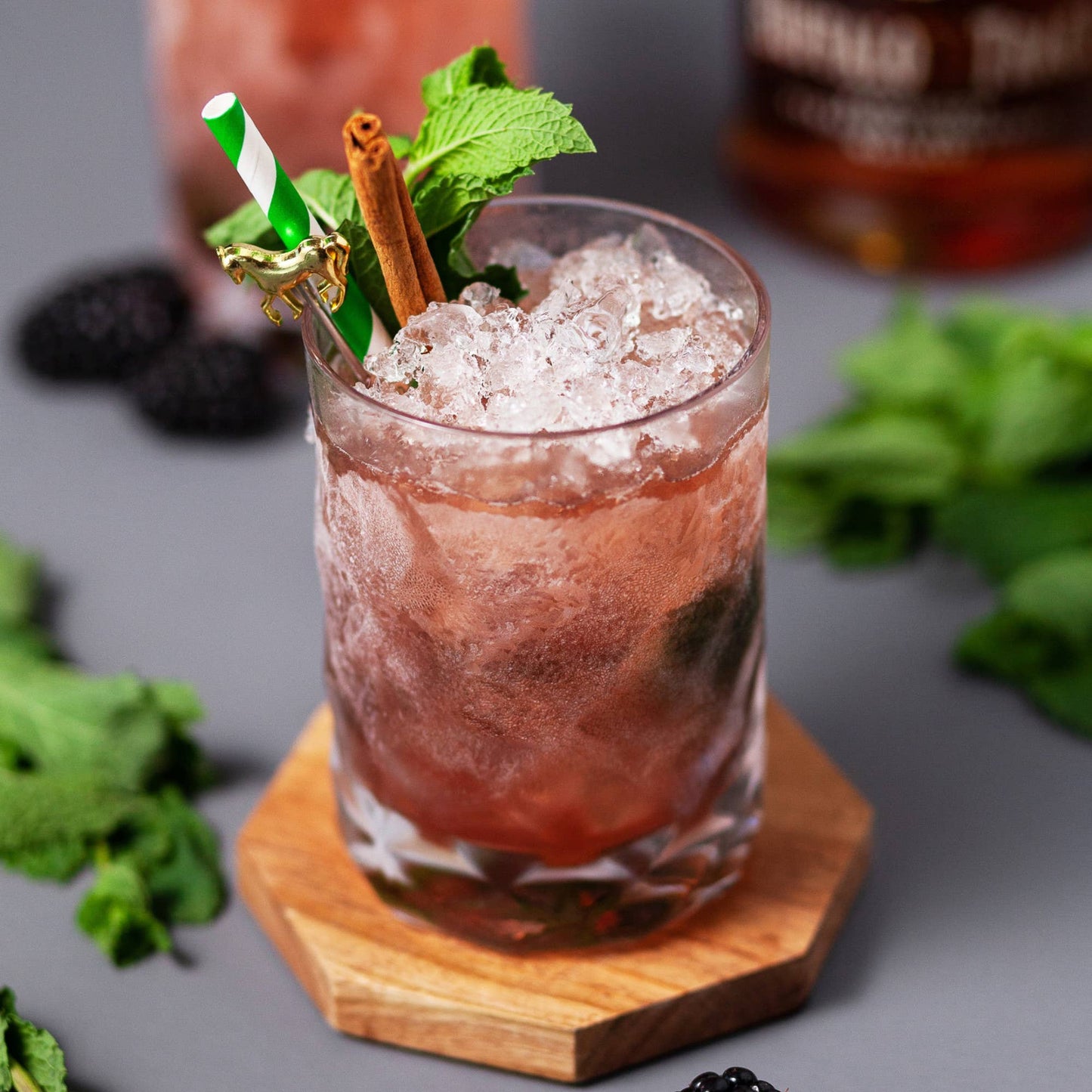 Gem Crystal Lowball Tumblers Set of 2