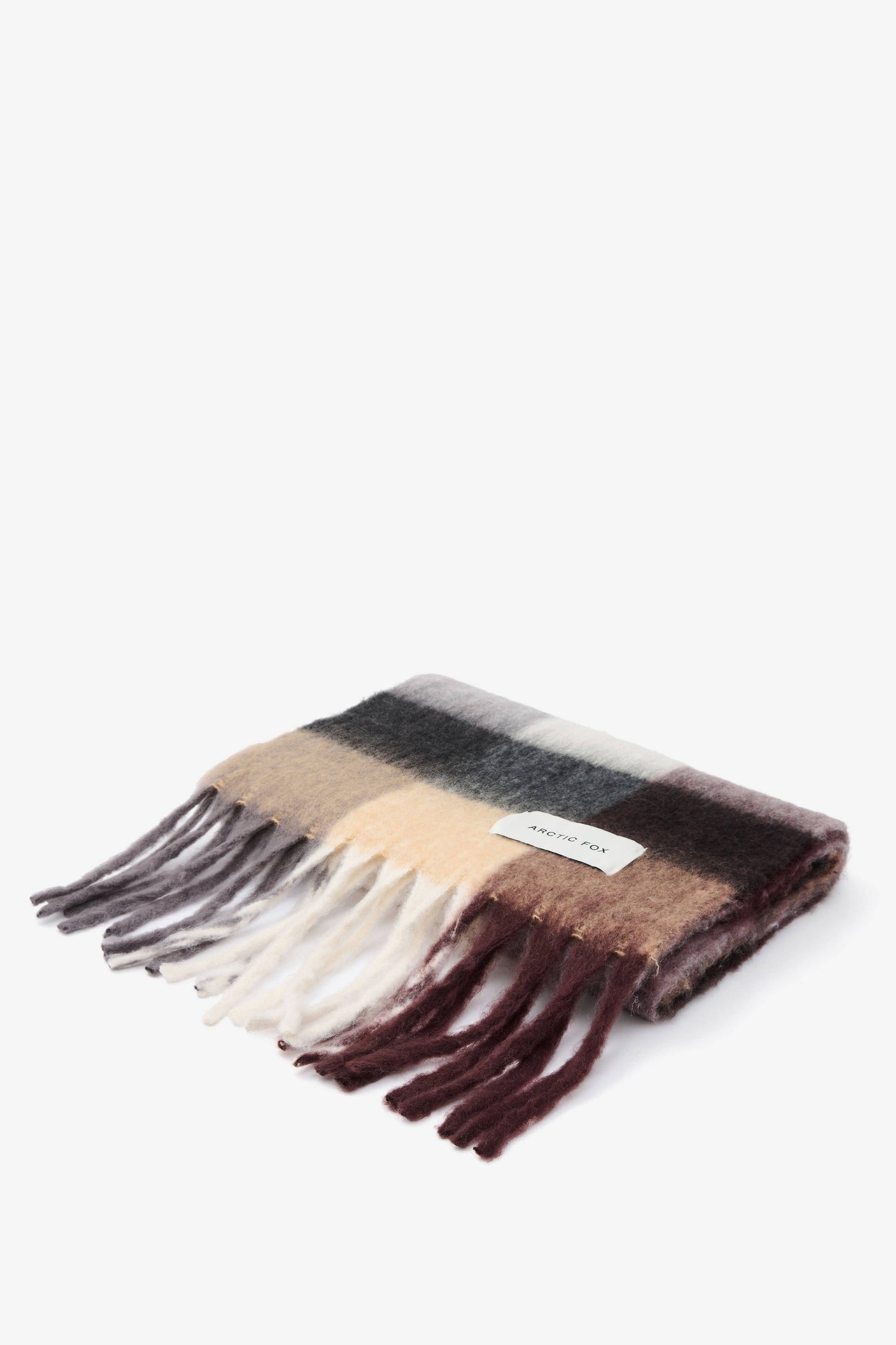 The Reykjavik Scarf - 100% Recycled - Purple/Brown - FW25