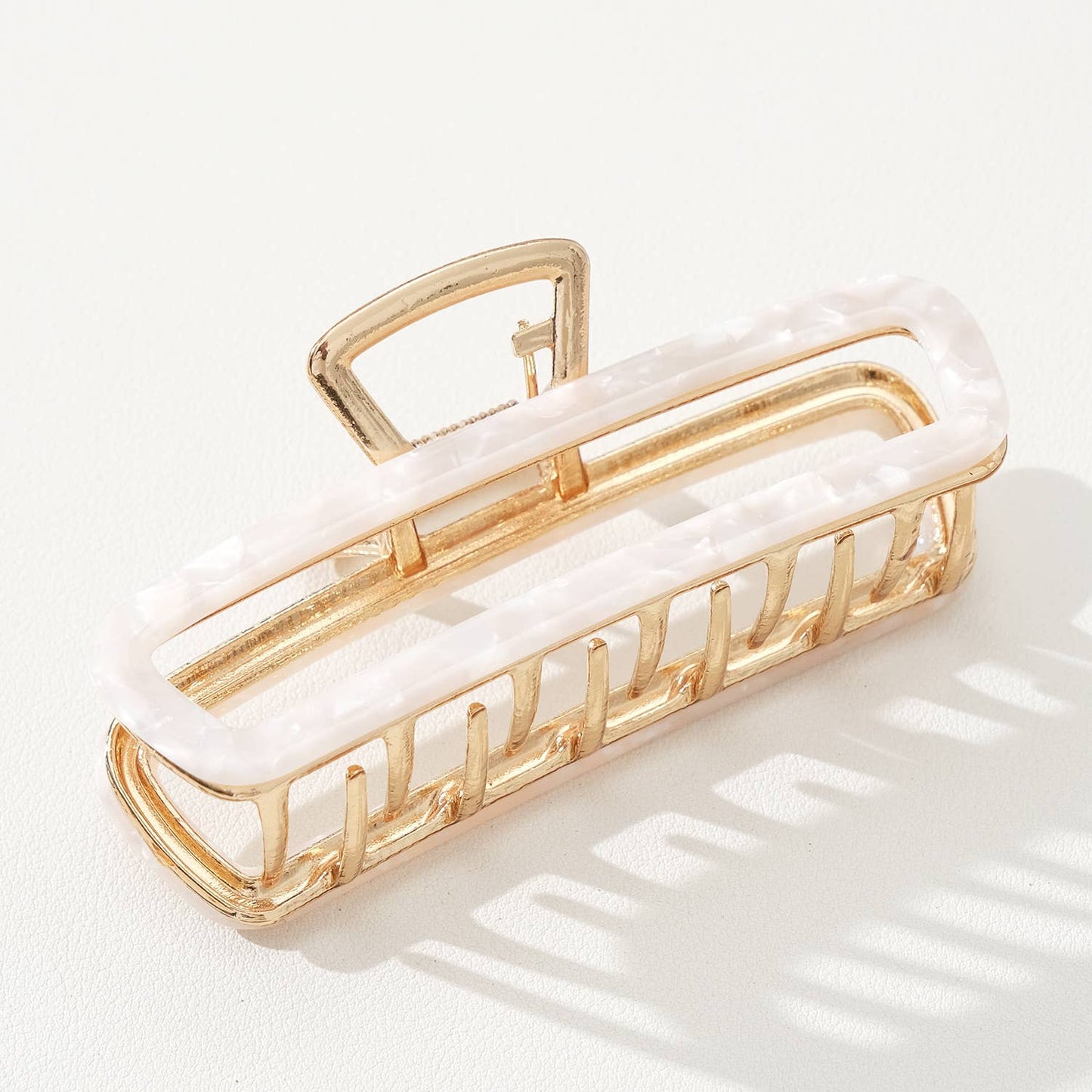 Harlow Core Rectangle Metal Claw Clip - Medium/Large